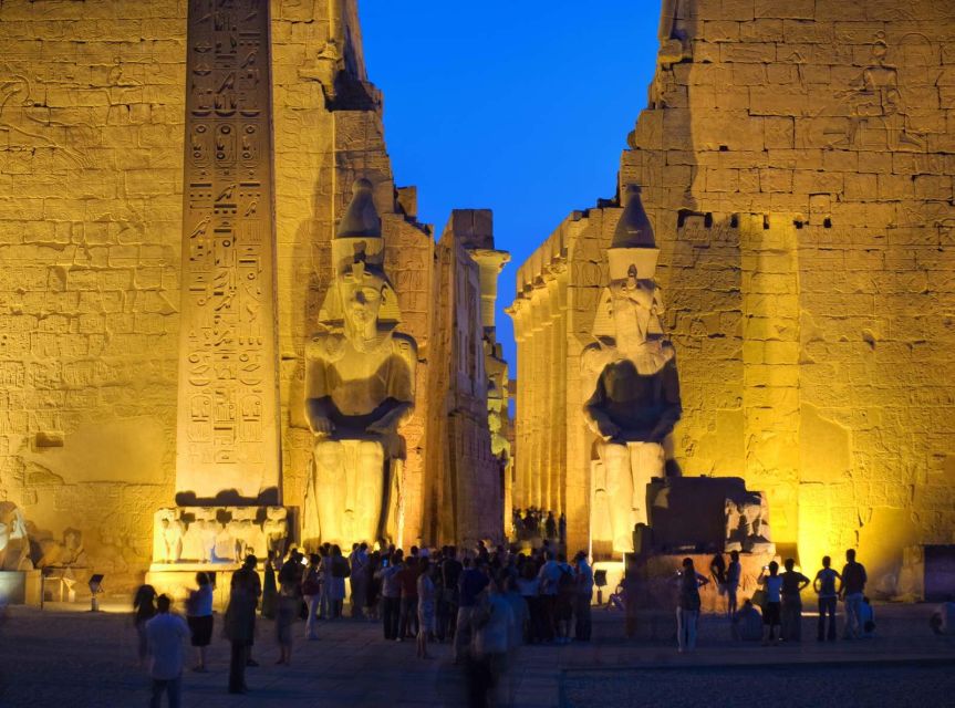Luxor: Sound & Light Show at Karnak with Hotel Transfers - The 75 Minutes at Karnak: From Temple Grounds to the Great Sacred Lake