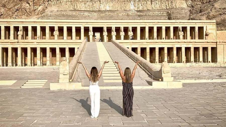Luxor: Valley of Kings, Hatshepsut & Karnak Light Show Tour - Hatshepsut at Deir el-Bahari: a temple carved for power