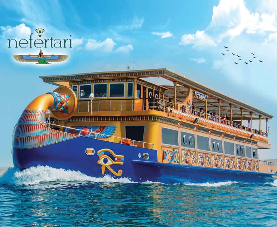 Marsa Alam: Nefertari Sunset/Morning Cruise & Snorkeling - Entering The Nefertari Tomb Boat From Port Ghalib
