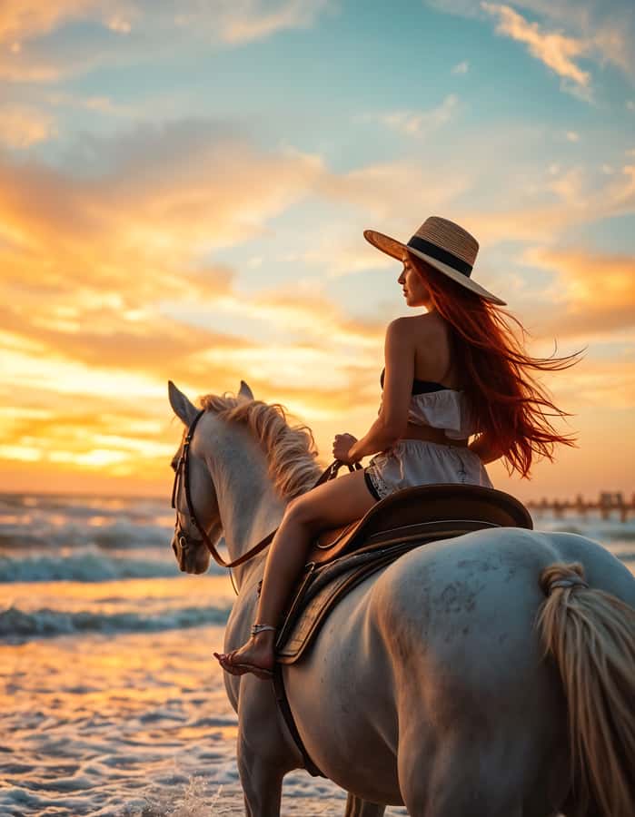 Marsa Alam: Sunset Horseback with Dinner, Show & Stargazing - Marsa Alam at sunset is a special kind of quiet