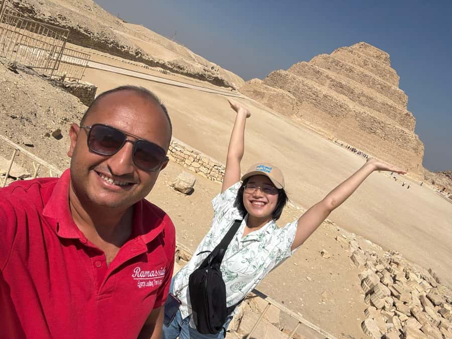Memphis and Sakkara Complex For Archaeology buffs With Lunch - Saqqara’s Step Pyramid: the “start” of Egyptian pyramid stone