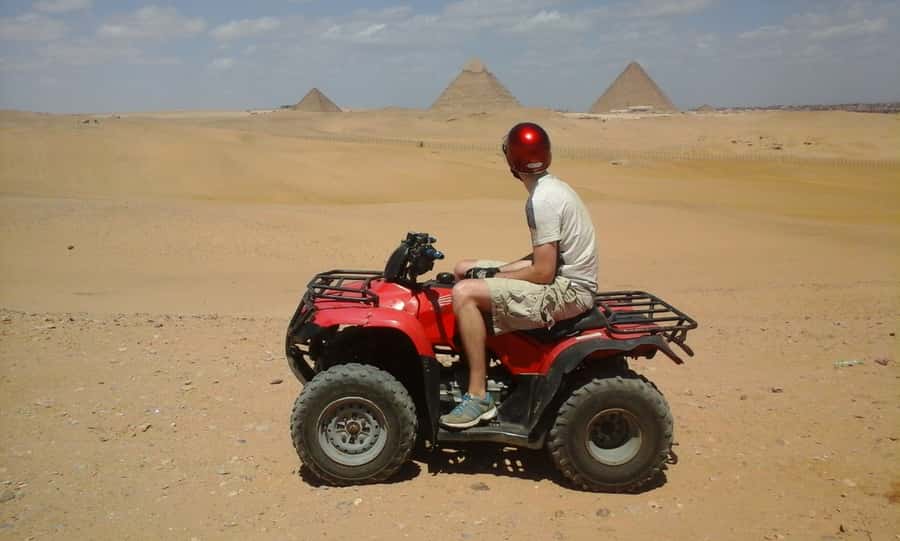 Pyramids of Giza: 1-Hour Quad Bike Desert Safari - How the quad ride actually feels: instructions first, then freedom