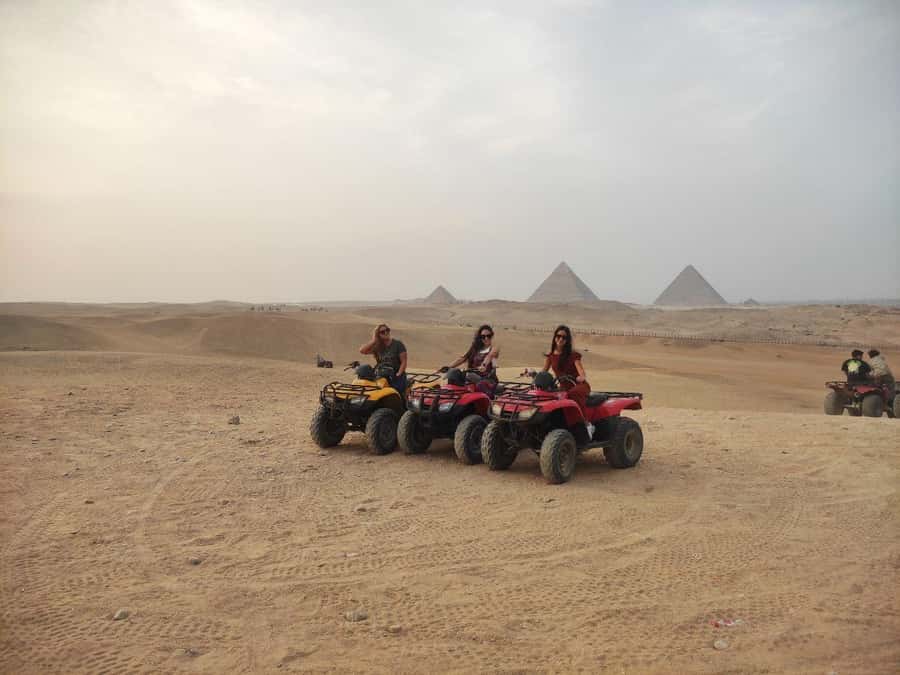 Pyramids Quad Biking Adventure - Quad Biking on Golden Sand: What the Ride Feels Like