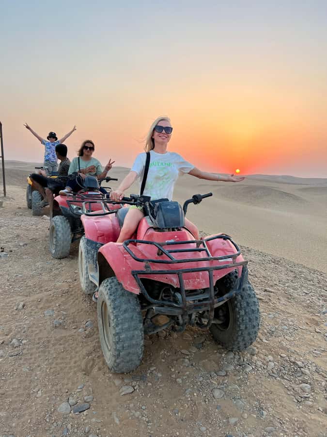 Pyramids Quad Biking Adventure - Riding Skills and the Comfort Factor on a Quad