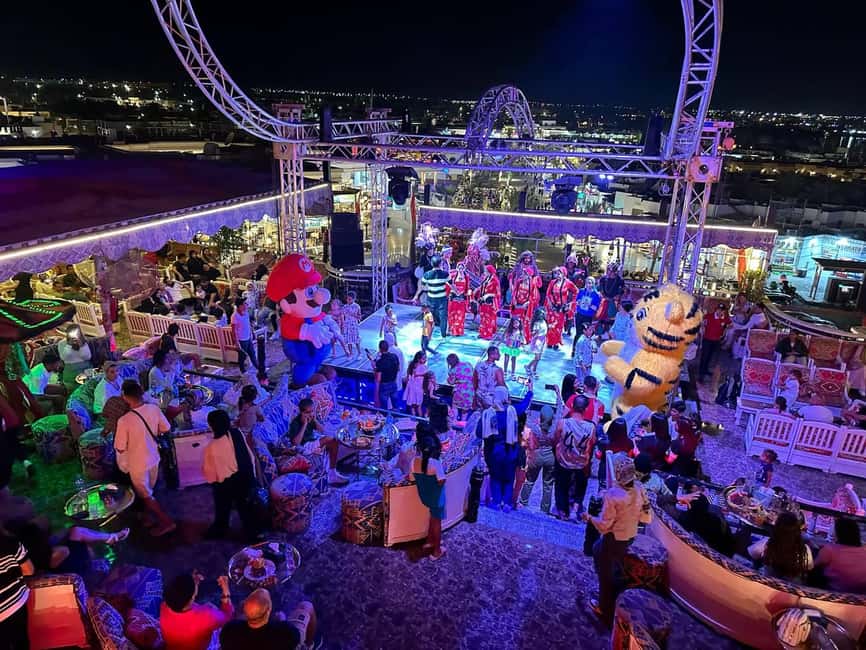 Sharm El-Sheikh: Cafe & restaurant - Farsha or New Panorama - Farsha Mountain Lounge: Sea Views, Shisha, and Stargazing