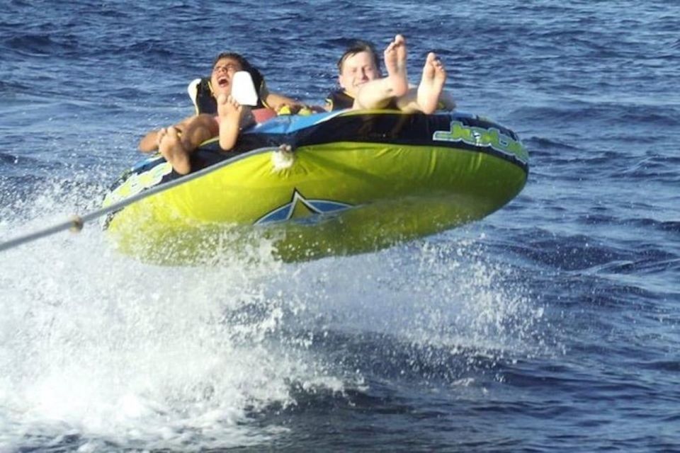 Sharm El-Sheikh: Parasailing, Camel Ride, Dive & Quad Bike - Banana Boat and Tube Ride: Two Ways to Get Wet