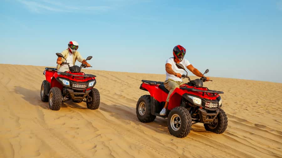 Sharm El Sheikh: Quad Biking trip with Authentic Bedouin Tea - Safety and Guide Style: What to Expect When Riding Is Guided