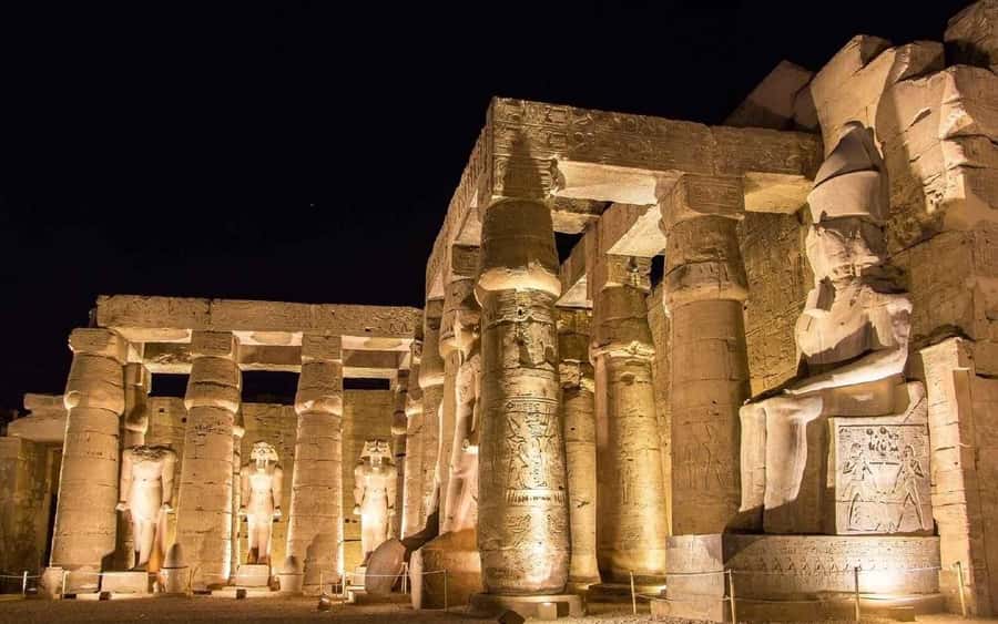 Sunset Felucca Ride, Sound & Light Show at Karnak Temple - The Karnak Sound & Light show: Amon, Mut, Khonsu take the stage